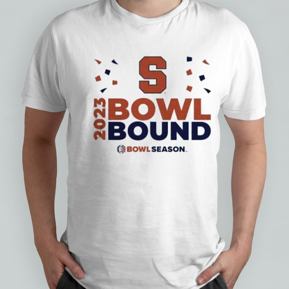 Syracuse Orange 223 Bowl Season Football Graphic T-Shirt College Sports Tee